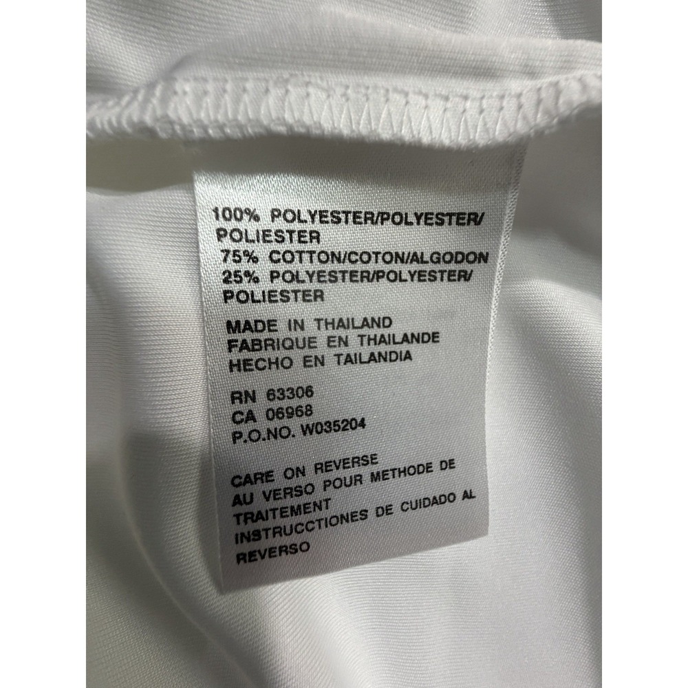 NWT Wilson Hyper Tek Men's L White Polo Shirt Short Sleeve for Sport Tennis Club - Picture 5 of 8